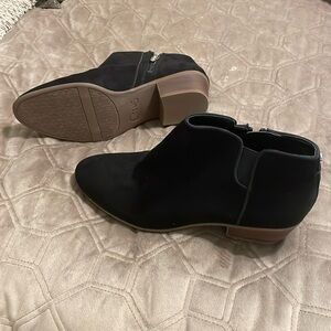 New Sam Edelman black shade bootie boots size 8